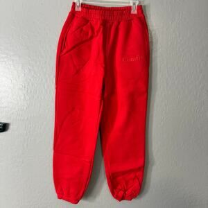 Comfrt Minimalist Sweatpants, Crimson, Small KJHU54